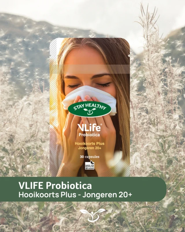 Het hooikoorts seizoen is in volle gang..

Jeukende ogen, een verstopte neus en niesbuien.. Om gek van te worden! 🤧 Wist je dat er een natuurlijke manier is om deze klachten te verminderen? Ja echt! Probiotica kan helpen. 🌱

Voor een optimaal effect tegen hooikoorts is het belangrijk om de juiste stammen te kiezen. En dat is precies wat VLife Hooikoorts Kuur Plus biedt: een krachtige mix van specifieke probiotische stammen die speciaal zijn ontwikkeld om hooikoorts-klachten te verlichten.

Bestel de VLife Hooikoorts Kuur Plus vandaag nog en geniet van het mooie seizoen zonder vervelende klachten! 🌸

#probiotica #probiotics #immunity #gezondheid #mentalegezondheid #leefstijl #gezondeleefstijl #vital #vlife #vrouwen #senioren #tieners #workout #extremesport #fitness #immuunsysteem #metabolismbooster #microbiome #microbiomehealth #microbioom #gezondleven #darmflora #hooikoorts #hooikoortsseizoen #pollen #niezen #jeukendeogen