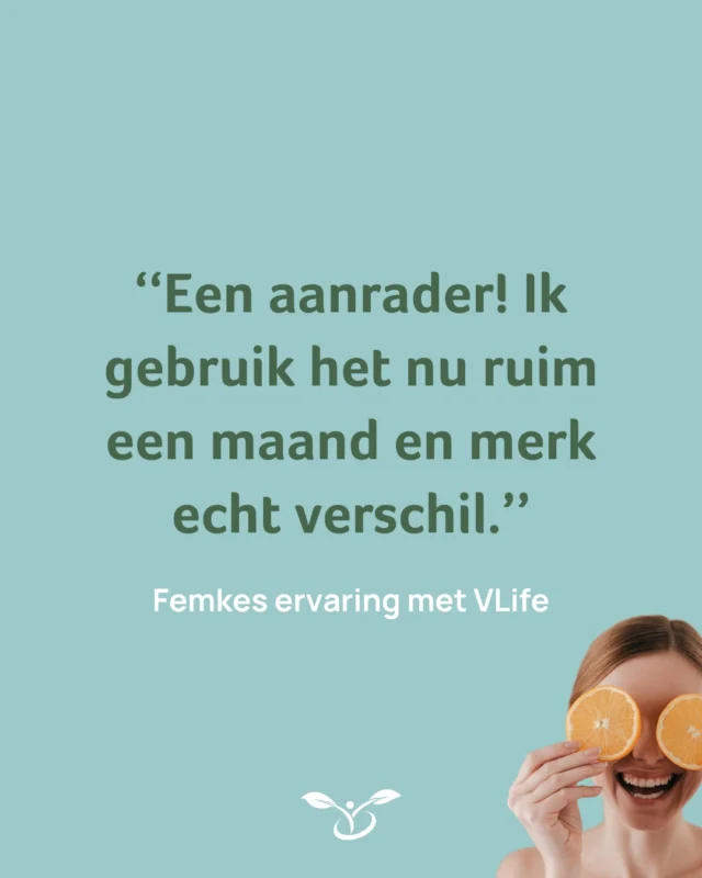 ‘‘Een aanrader! Ik gebruik het nu ruim een maand en merk echt verschil.’’

Dat is precies waar we het voor doen bij VLife: bijdragen aan een vitaal en gezond leven! 💚

💬 Femkes ervaring:
‘’Een aanrader! Ik gebruik het nu ruim een maand en merk echt verschil. De eerste week voel je nog nauwelijks verschil, maar daarna werden mijn darmen zeker rustiger. En ik voelde me hierdoor ook beter in m’n vel zitten. Daarnaast zijn veel mensen in m’n omgeving afgelopen maand ziek/ verkouden geweest, en ik niet! Als ik wakker word neem ik het gebruik in, en dat blijf ik de komende periode ook zeker doen.’’

VLife Immune Health Plus Addulthood 20+ zelf ook proberen?

Bestel eenvoudig via onze website en ervaar het zelf!

#probiotica #probiotics #immunity #gezondheid #mentalegezondheid #leefstijl #gezondeleefstijl #vital #vlife #vrouwen #senioren #tieners #workout #extremesport #fitness #immuunsysteem #metabolismbooster #microbiome #microbiomehealth #microbioom #gezondleven #darmflora #review #vitaal #resultaat #resultaten
